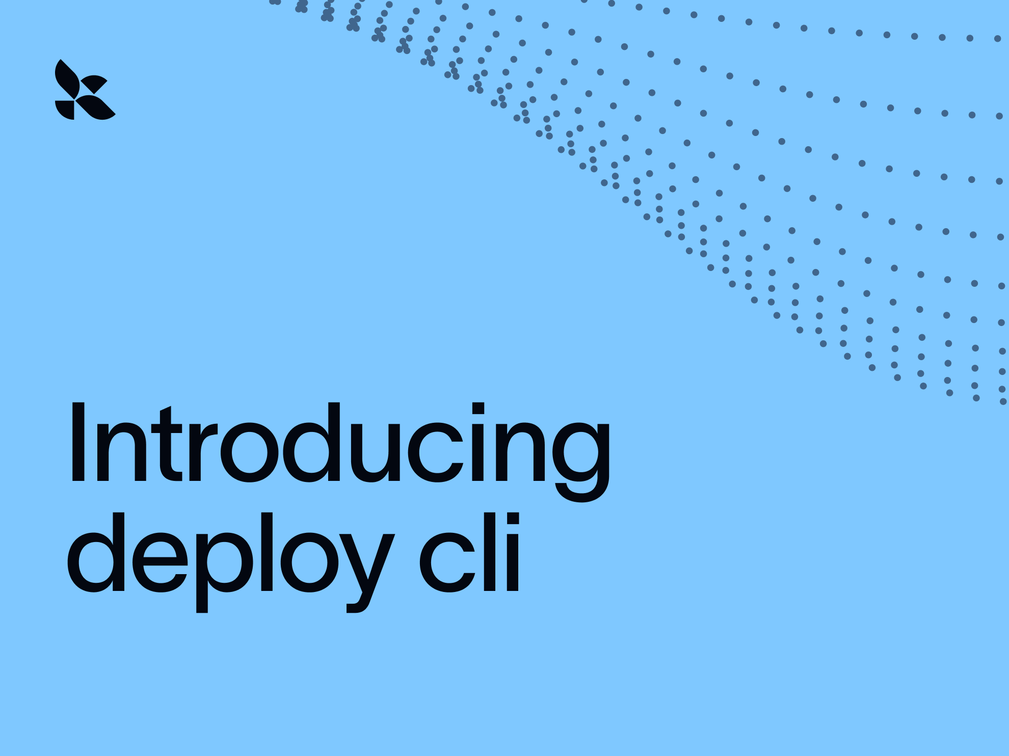 Introducing deploy cli